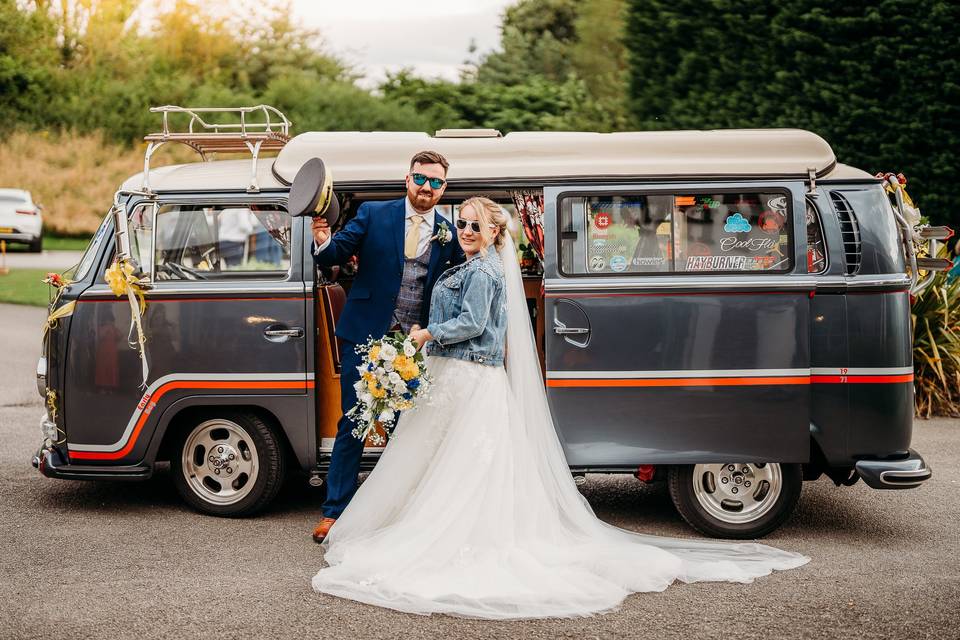 Cool wedding car