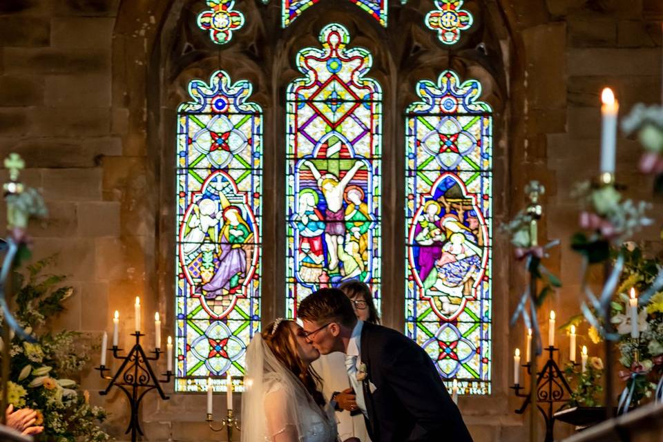 Intimate Church Wedding