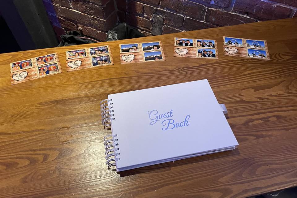 Our deluxe guest book