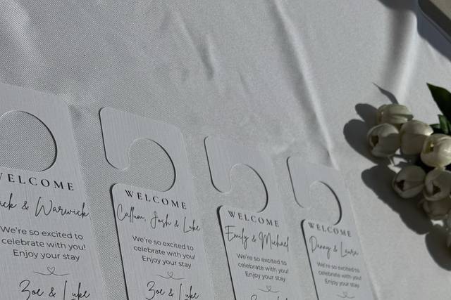 Bespoke Wedding Door Handles