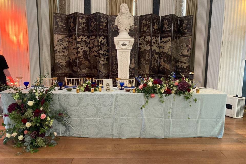 Flower display at Blenheim Palace