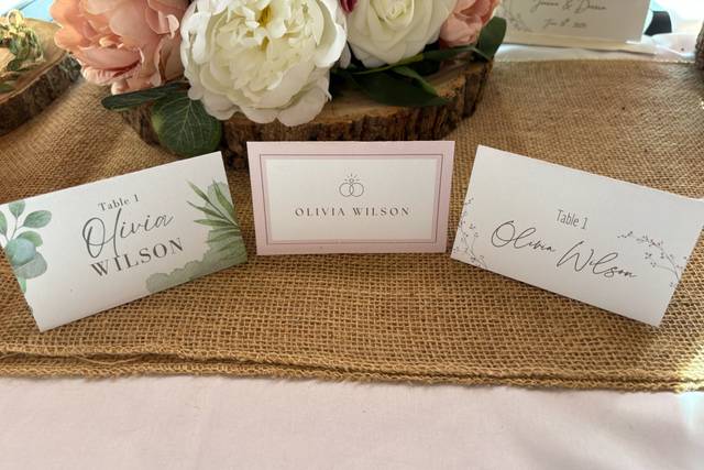 Name / place cards