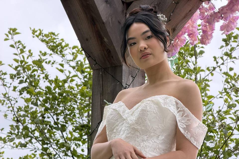 A gorgeous bride