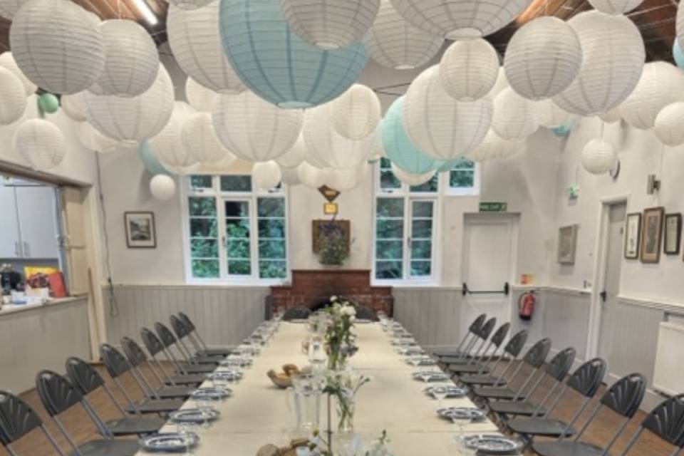 Hall in wedding mode!