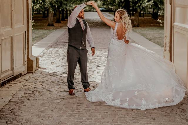 A romantic dance moment