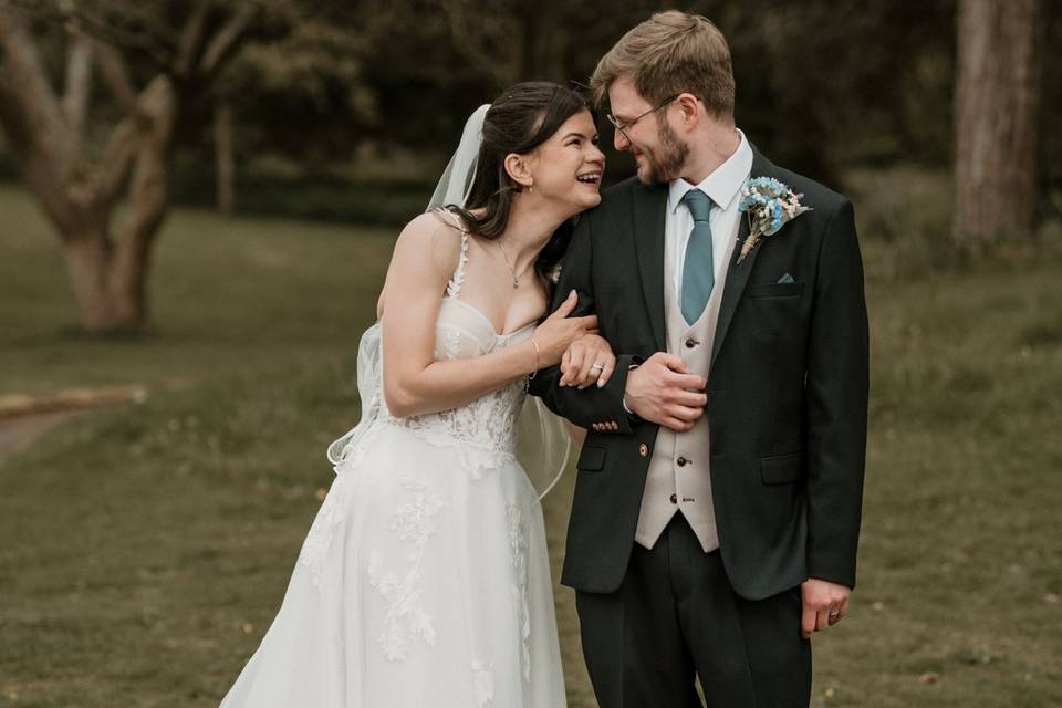 Natural couple portrait
