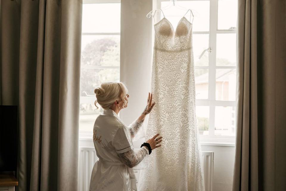 Soft bridal portrait