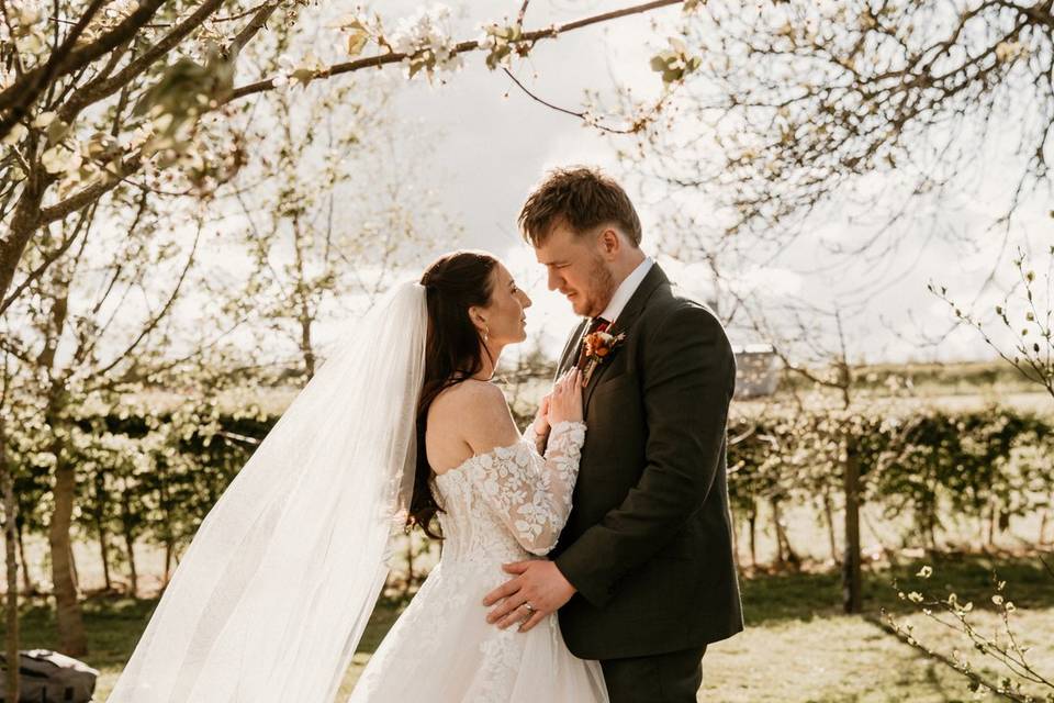 Natural couple portrait