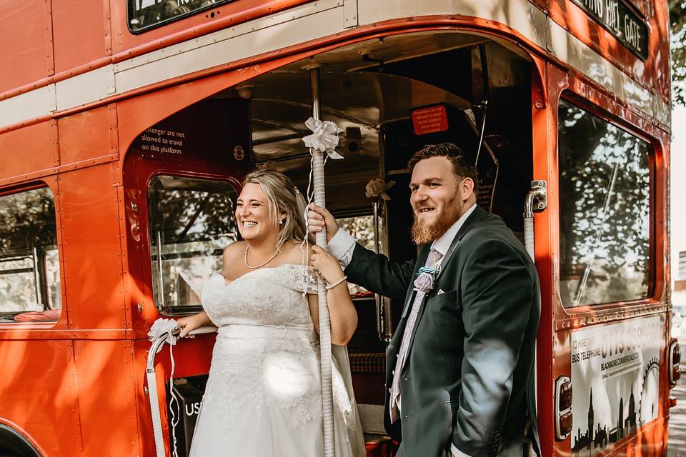 Couple on the bus