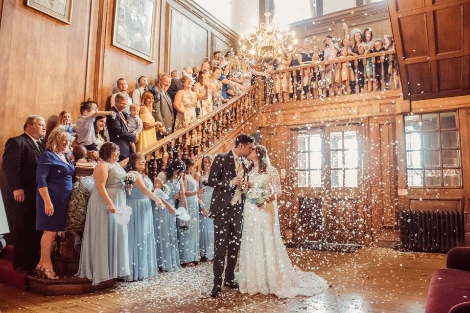 Staircase confetti