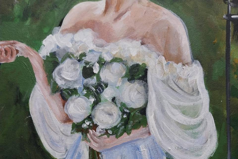 Flowers and dress