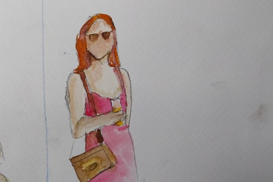 Guest in pink