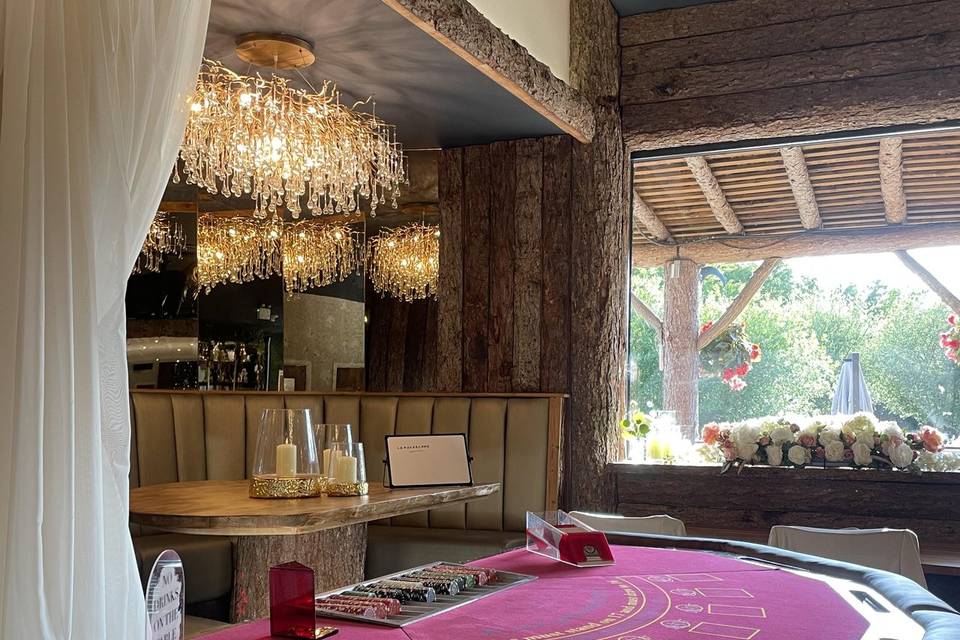 Our luxury blackjack table!