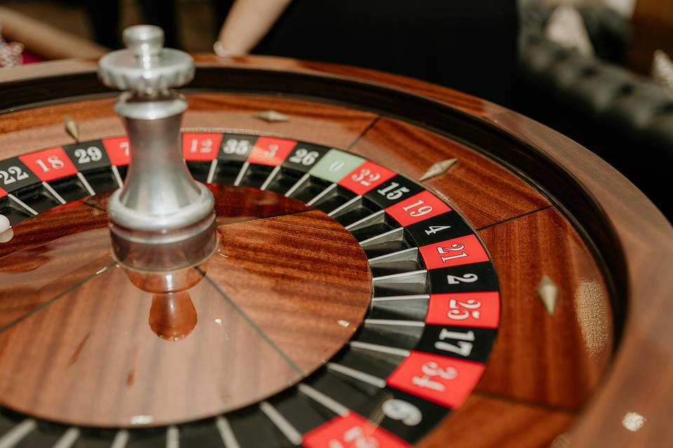 Luxury roulette wheel