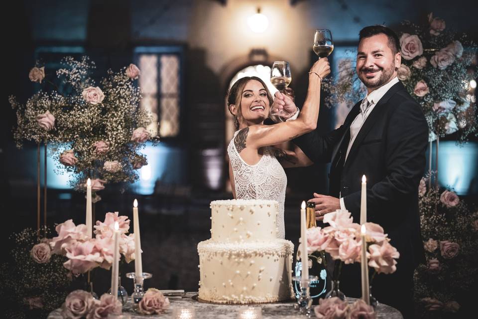 Cutting the cake