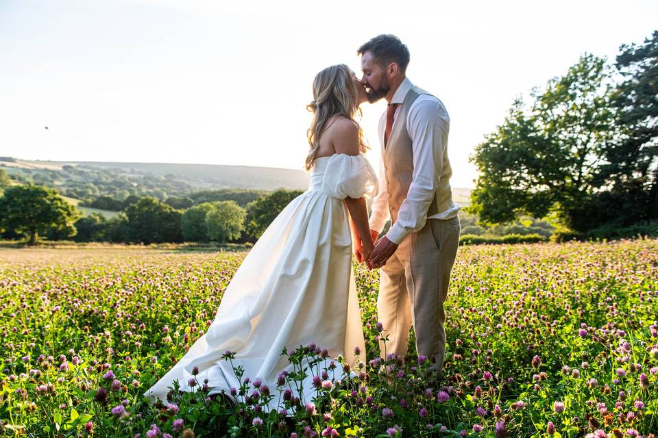 Sunset kiss