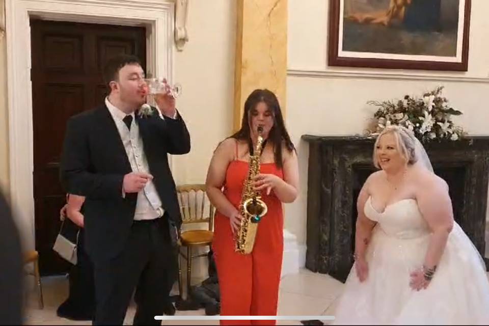 Sax for your drinks reception