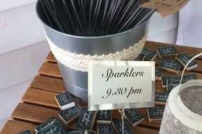 Sparklers for event