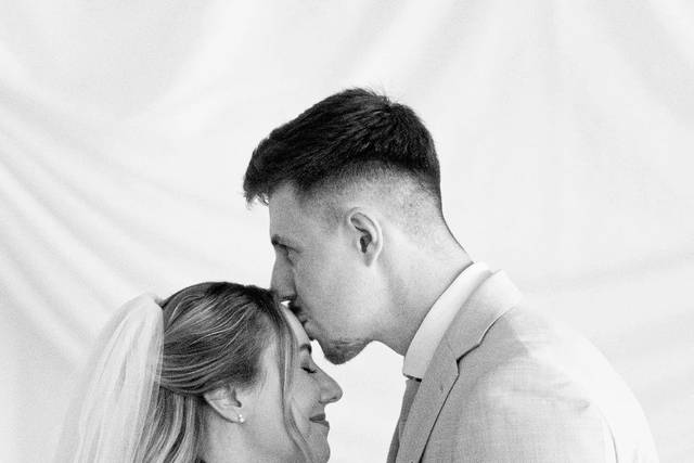 Couple at the alter