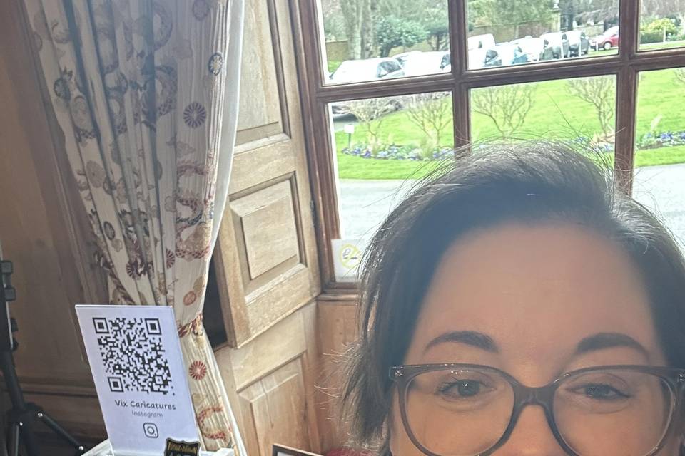 Caricaturist in person!