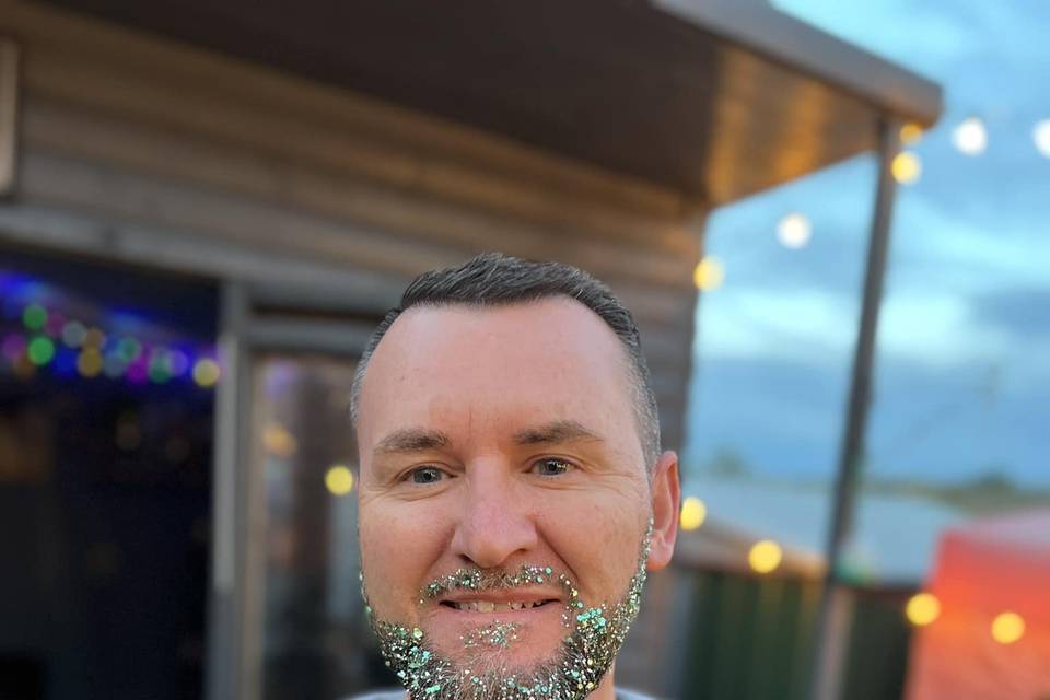 Glitter beard