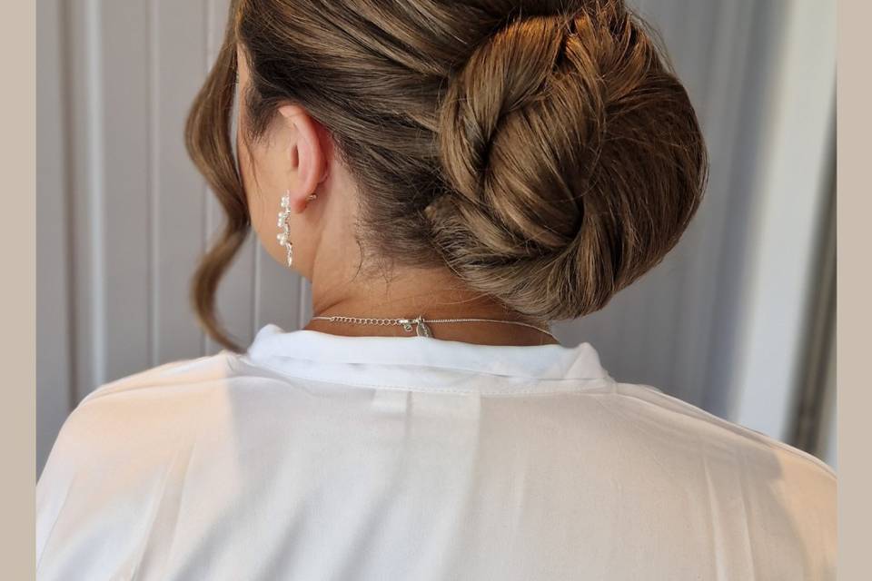 Classic bridal updo