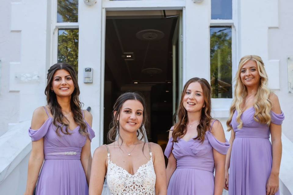 Wedding hair updo