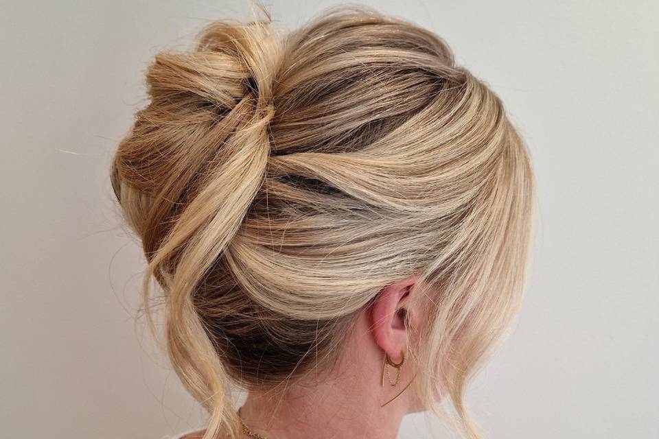 Modern updo