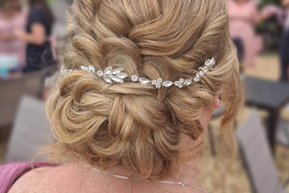 Braided updo