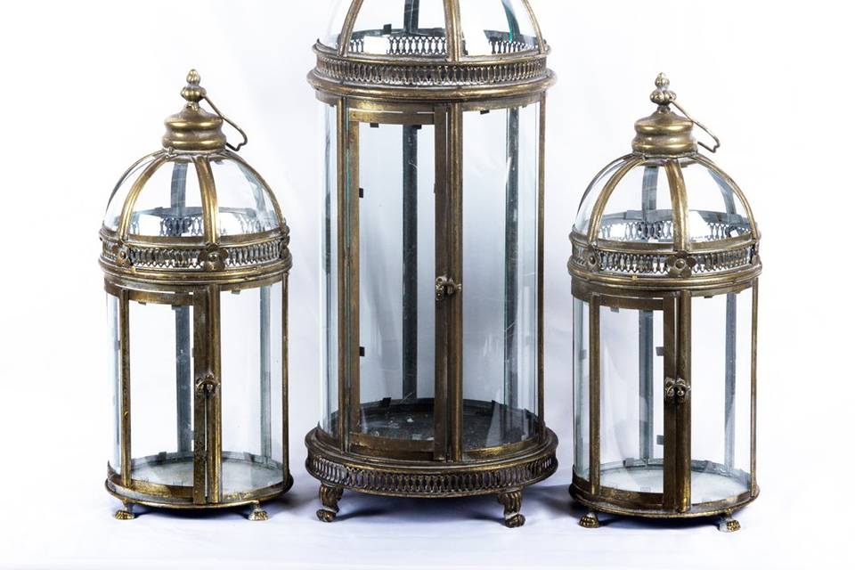 Vintage Style Brass Lanterns