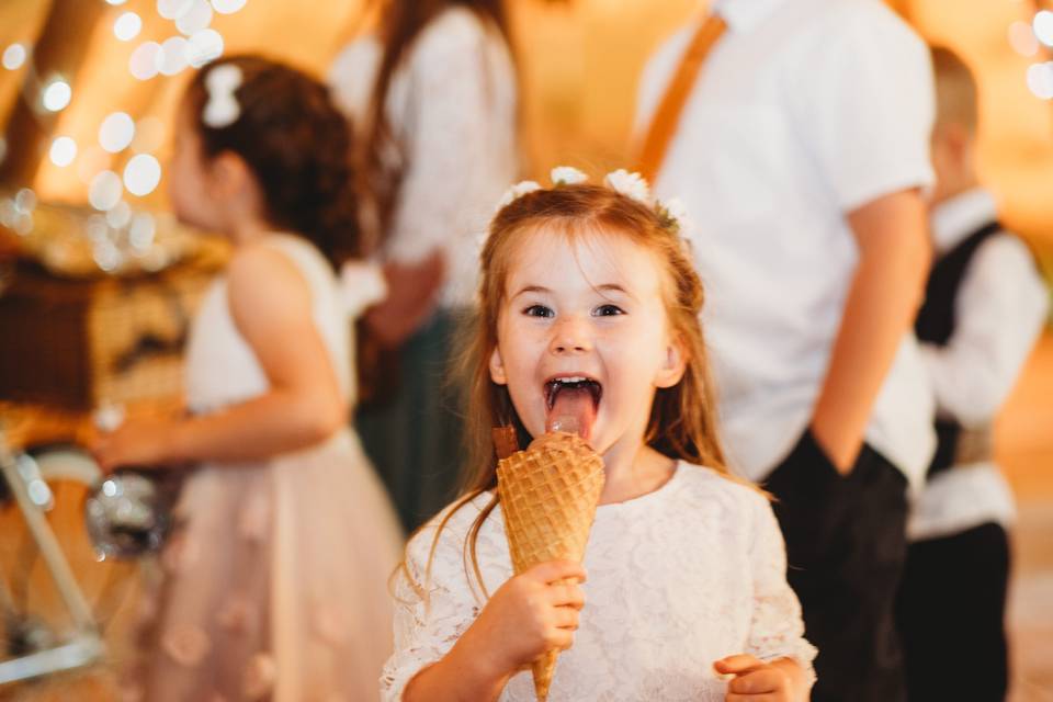 Child with Ice cream