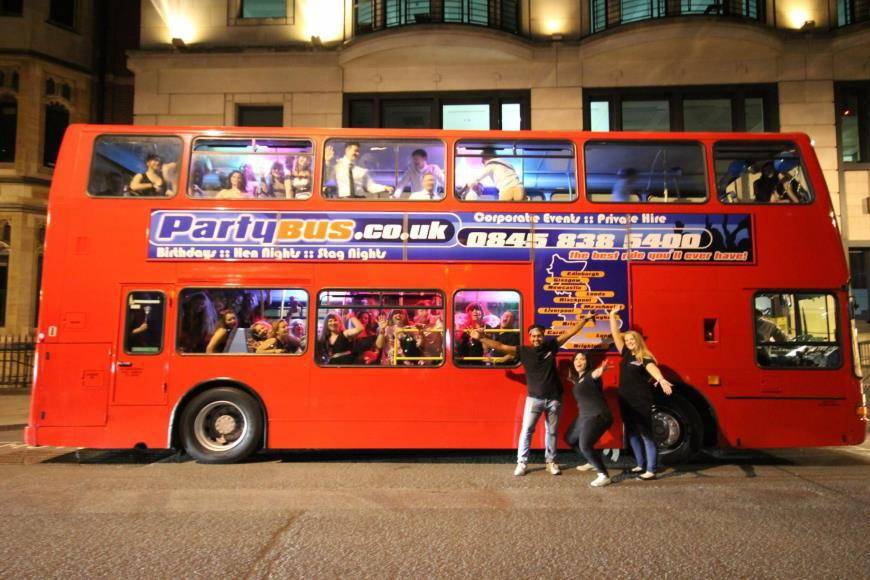 Hen and Stag Nights Party Bus 7