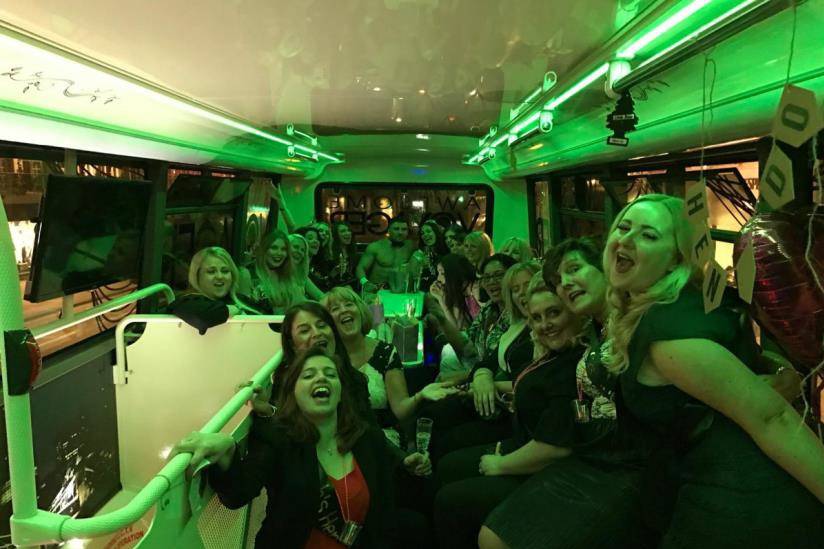 Hen and Stag Nights Party Bus 8