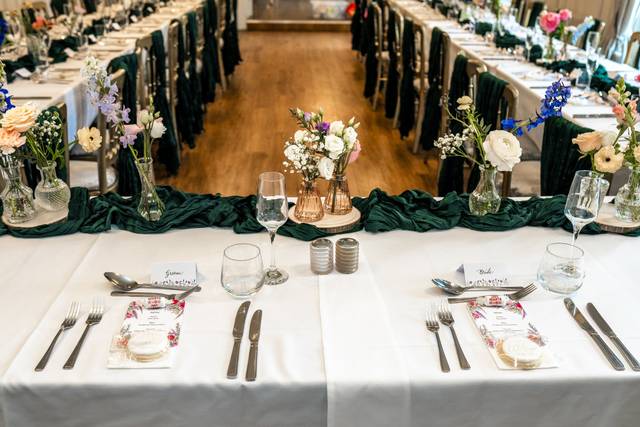 Top Table set up