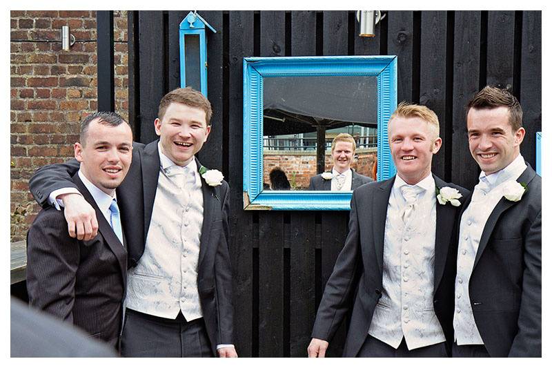 The groom and the boys