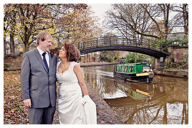 Bridal couple portrait