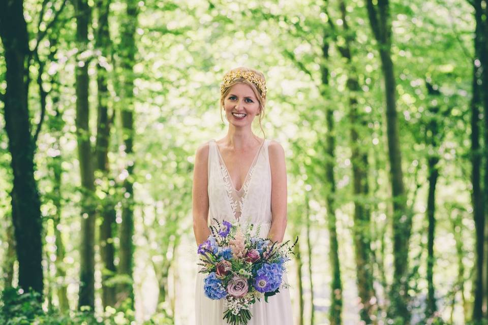 Woodland bride