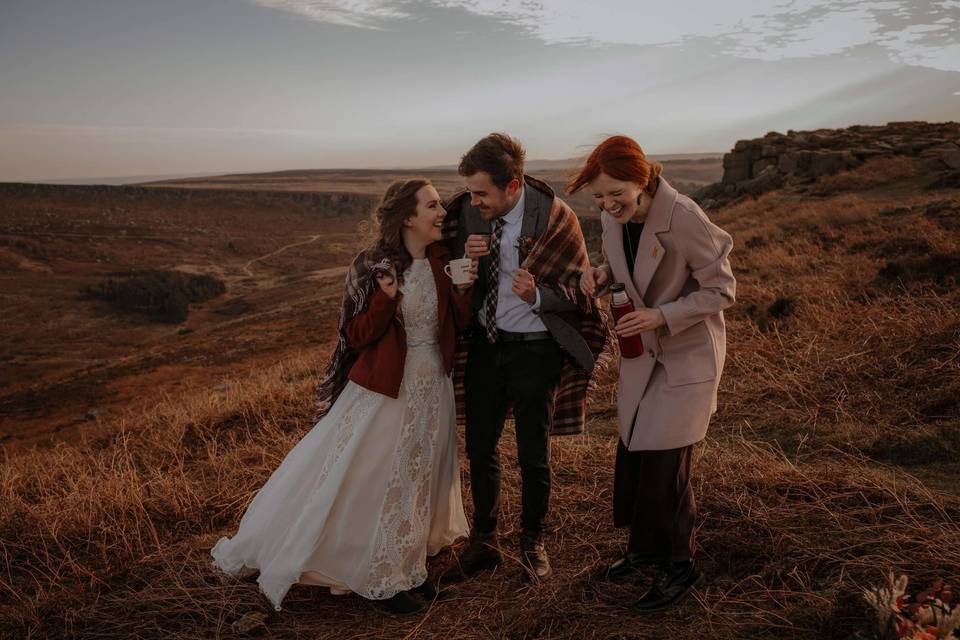 Peak district elopement