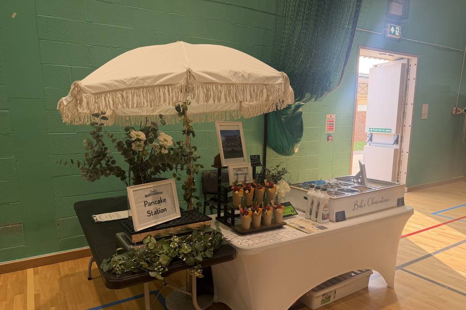 Indoor set up example