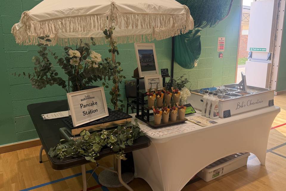 Indoor set up example