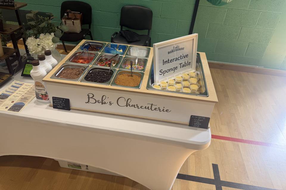 Interactive sponge table