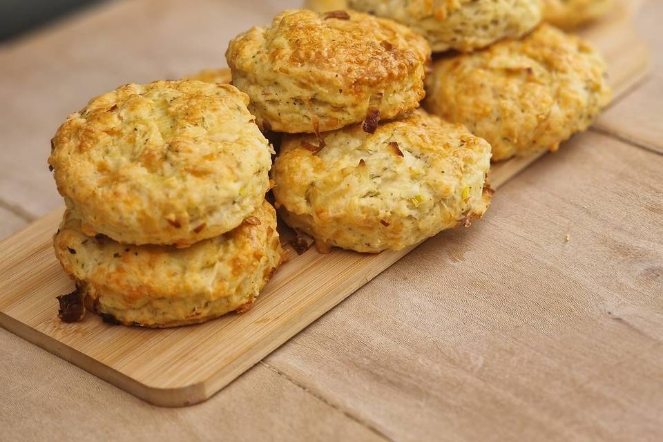 Cheese & Leek Scones