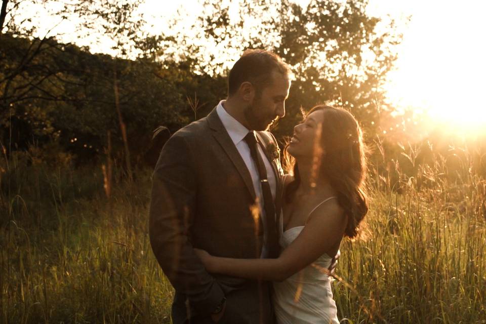 Couple at sunset