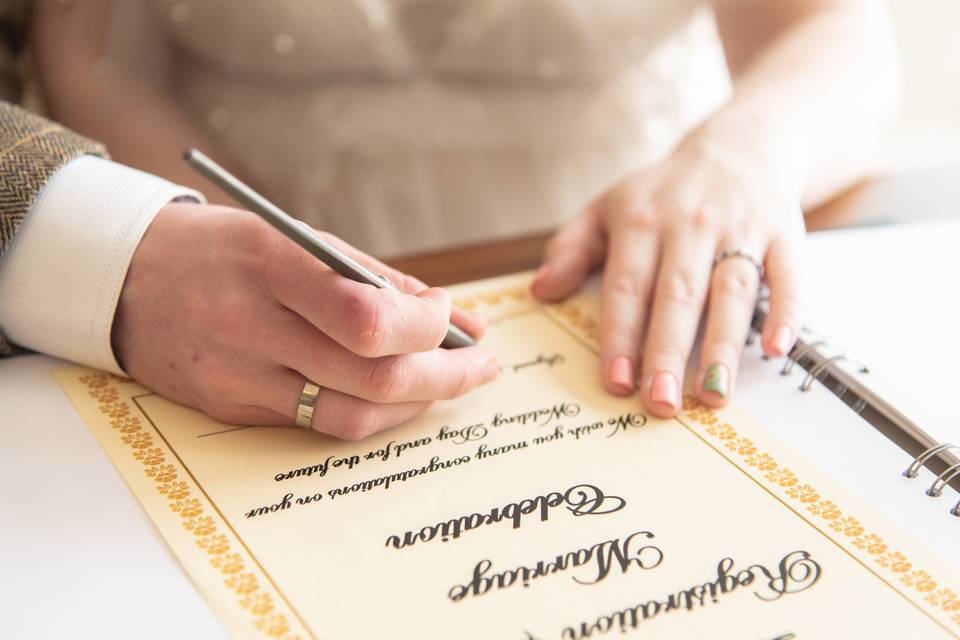 Signing of the Document