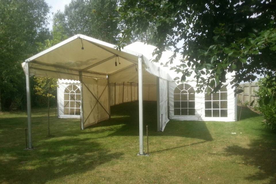 Marquee with porch