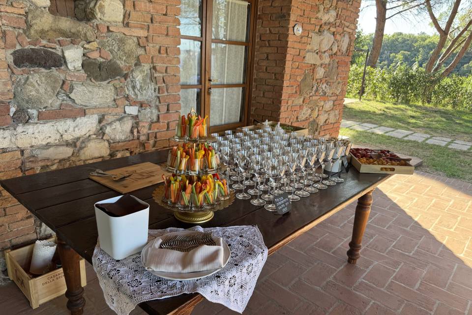 Our apertizer buffet