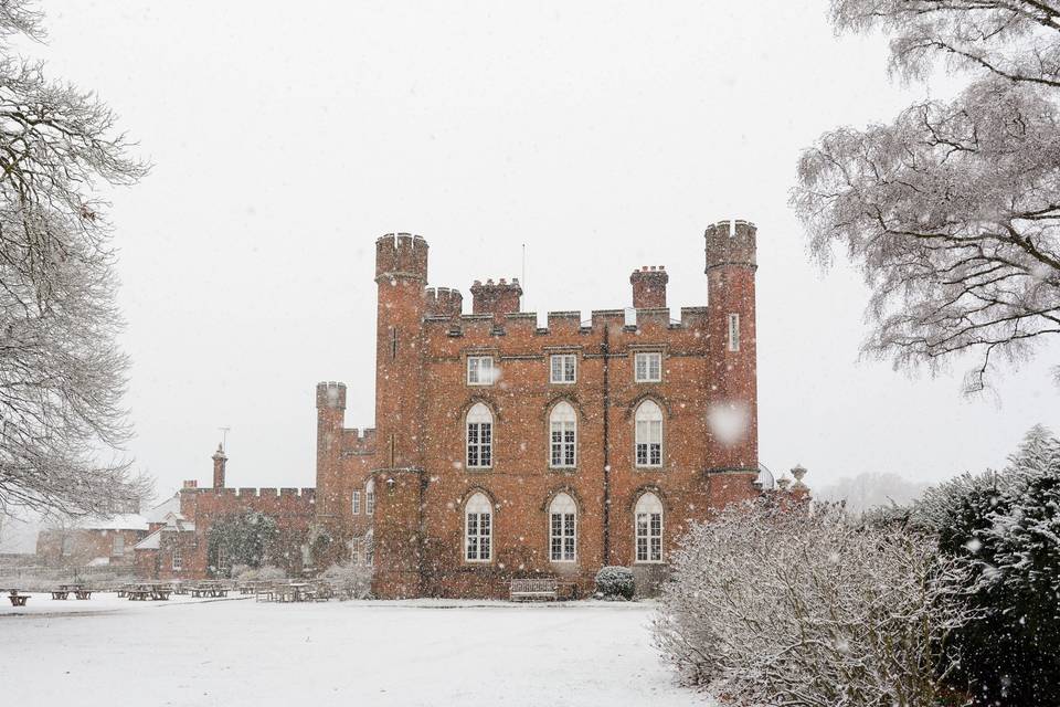 The Lodge in the snow