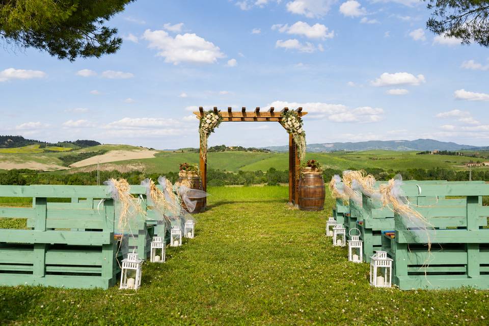 Wedding setting