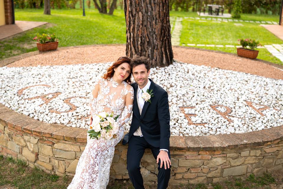 Newlyweds at Casa d'Era