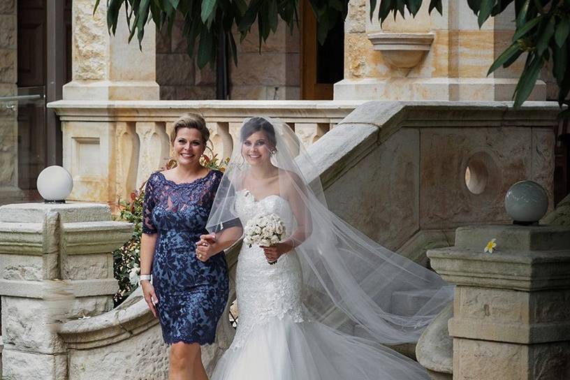 Bride and Mum